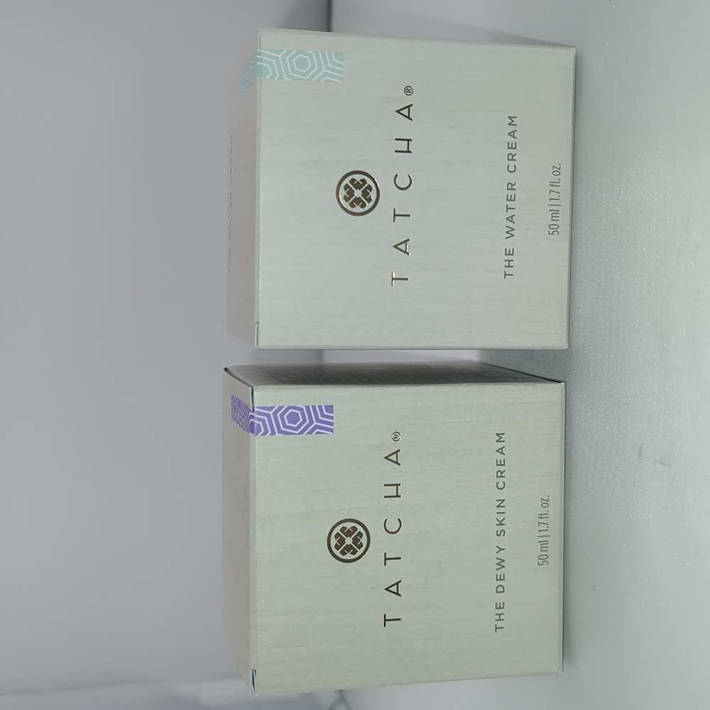 Tatcha Dewy Skin Cream and Water Cream Read Description Please NWT Retail $156